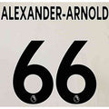 Liverpool 2020/22 Away Alexander-Arnold #66 Youth Jersey Name Set Black