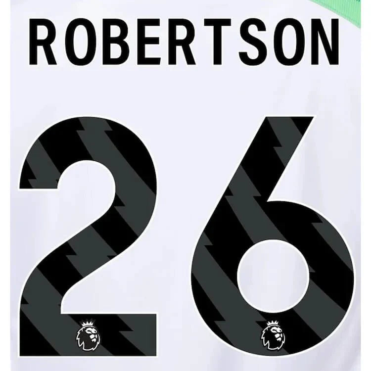 Liverpool 2023-Away Roberston #26 Jersey Name Set-Black