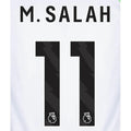 Liverpool 2023-Away Salah #11 Jersey Name Set-Black