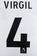 Liverpool 2023-Away Virgil #4 Jersey Name Set- Black