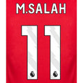 Liverpool 2023-Home Salah #11 Jersey Name Set- White