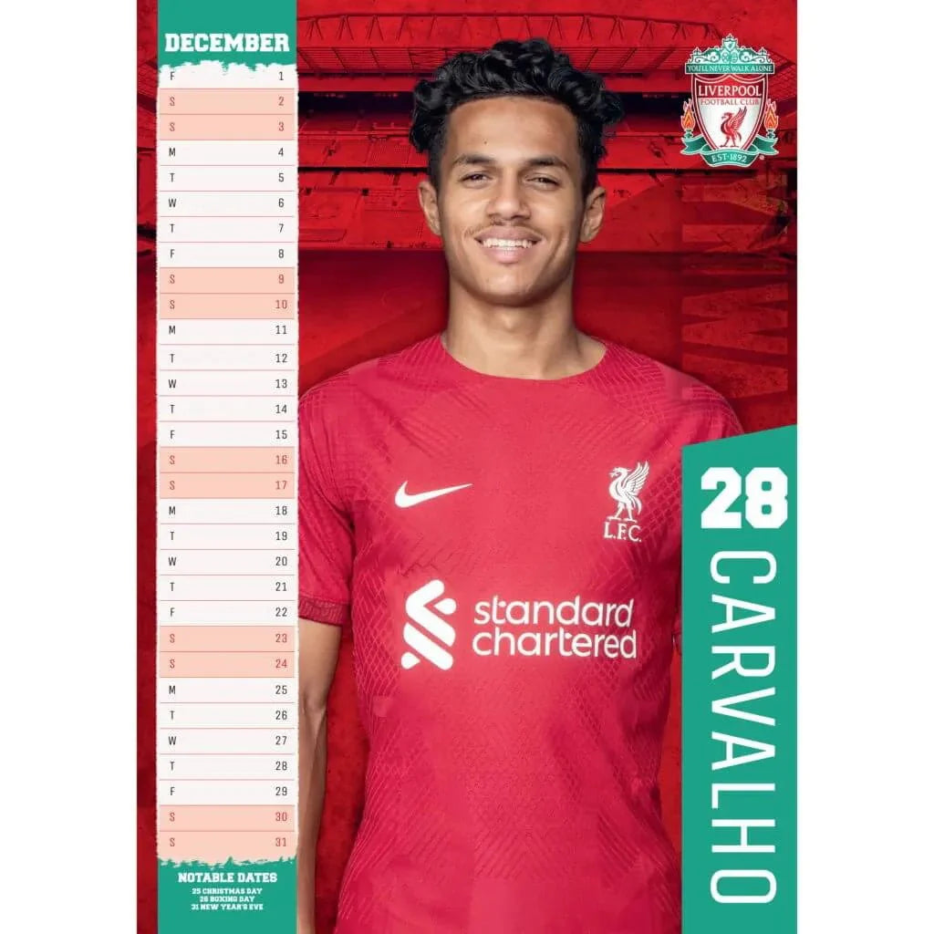 Liverpool 2023 Official Calendar
