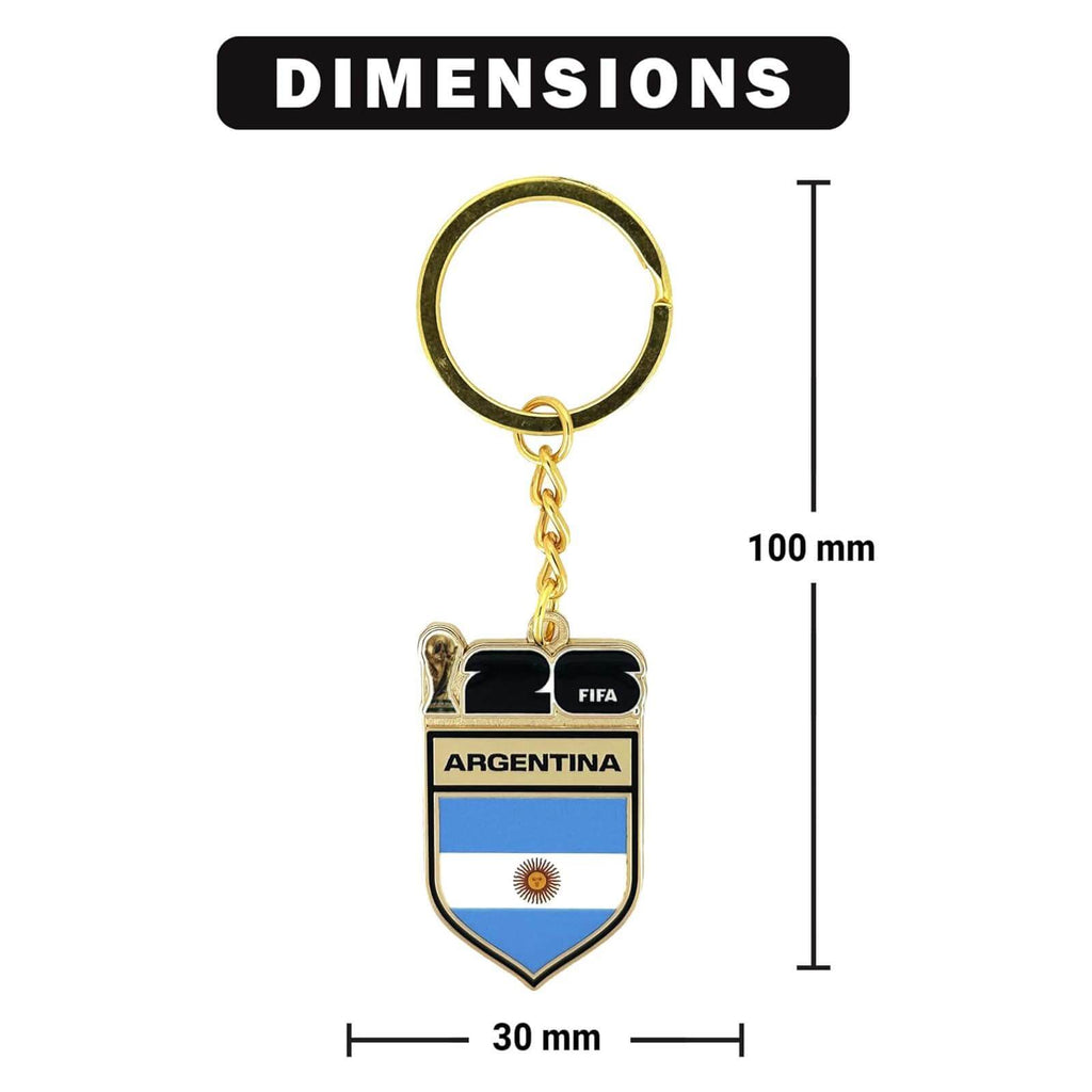 Logo Brands 2026 FIFA World Cup Argentina Flag Keychain
