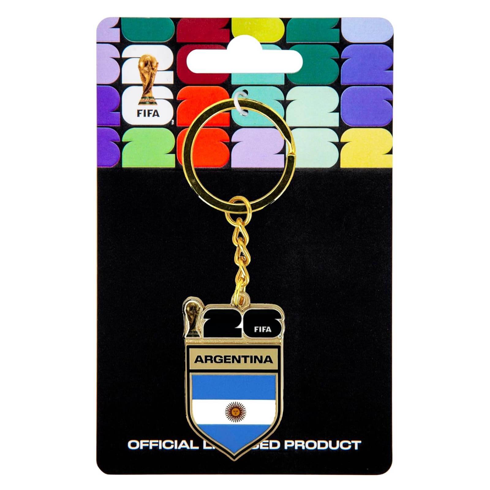 Logo Brands 2026 FIFA World Cup Argentina Flag Keychain