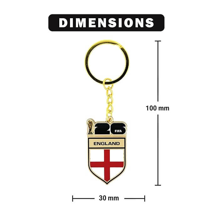 Logo Brands 2026 FIFA World Cup England Flag Keychain