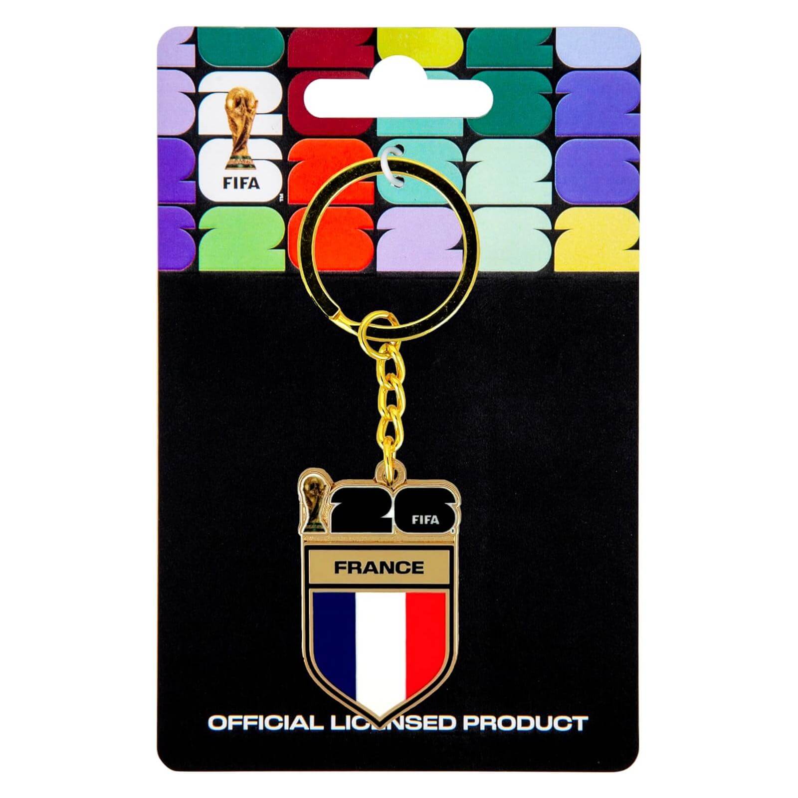 Logo Brands 2026 FIFA World Cup France Flag Keychain