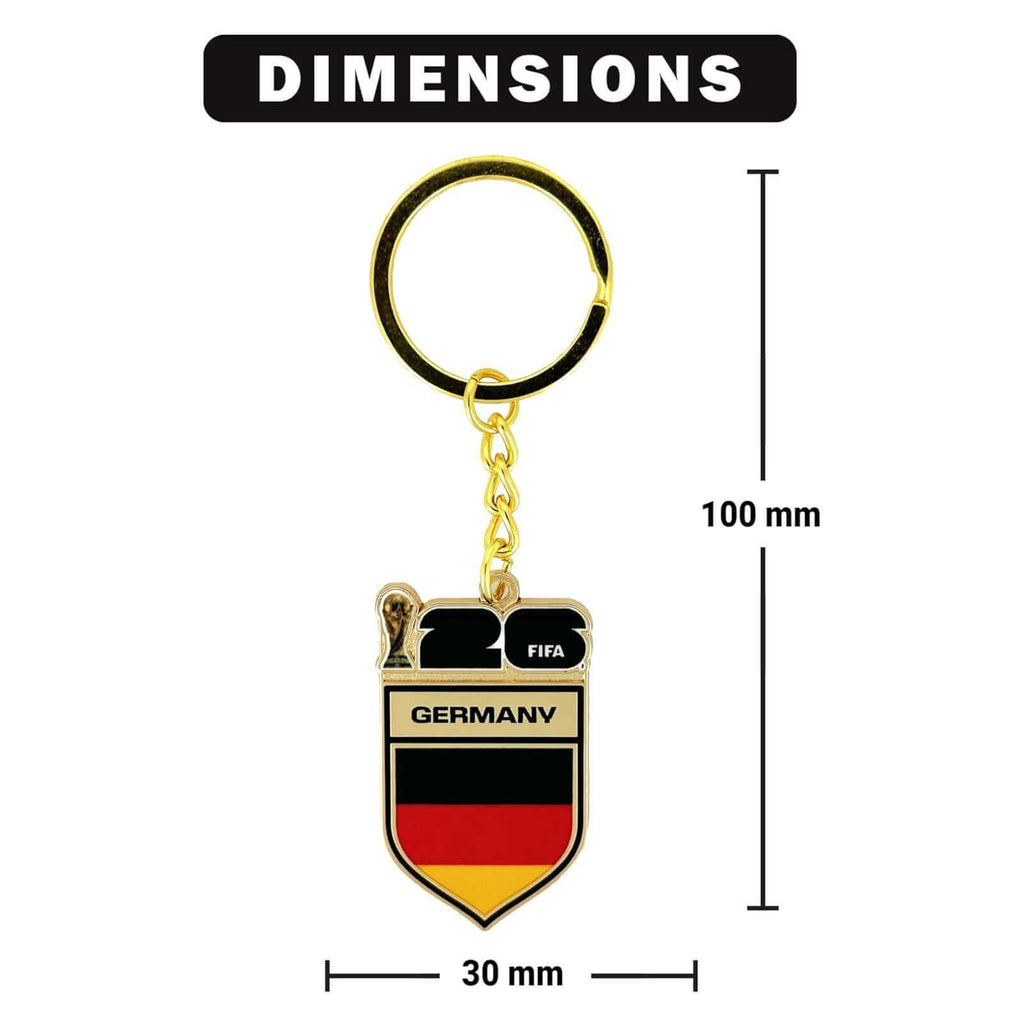 Logo Brands 2026 FIFA World Cup Germany Flag Keychain