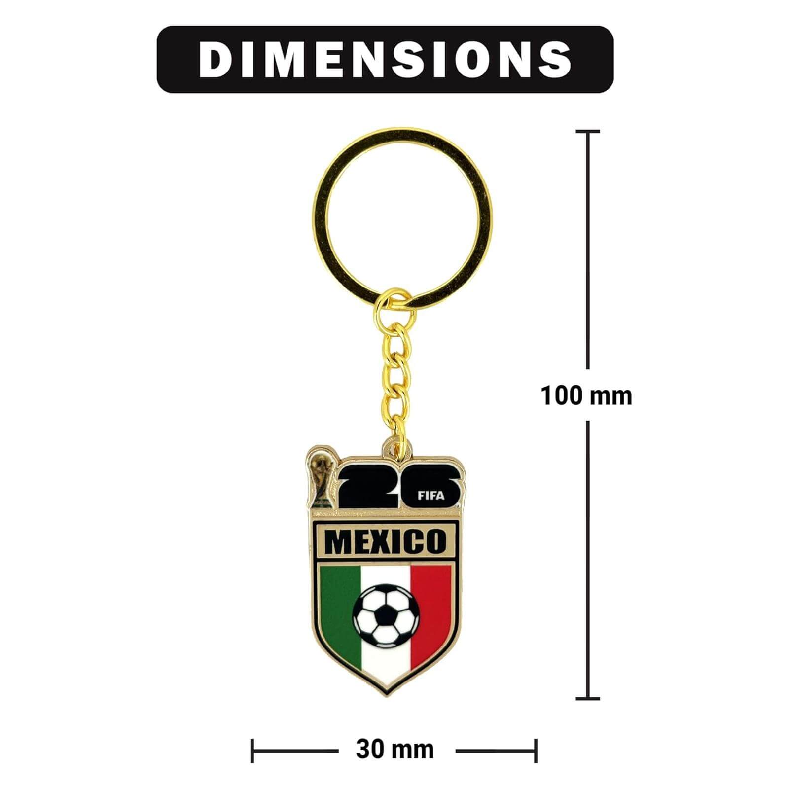 Logo Brands 2026 FIFA World Cup Mexico Flag Keychain