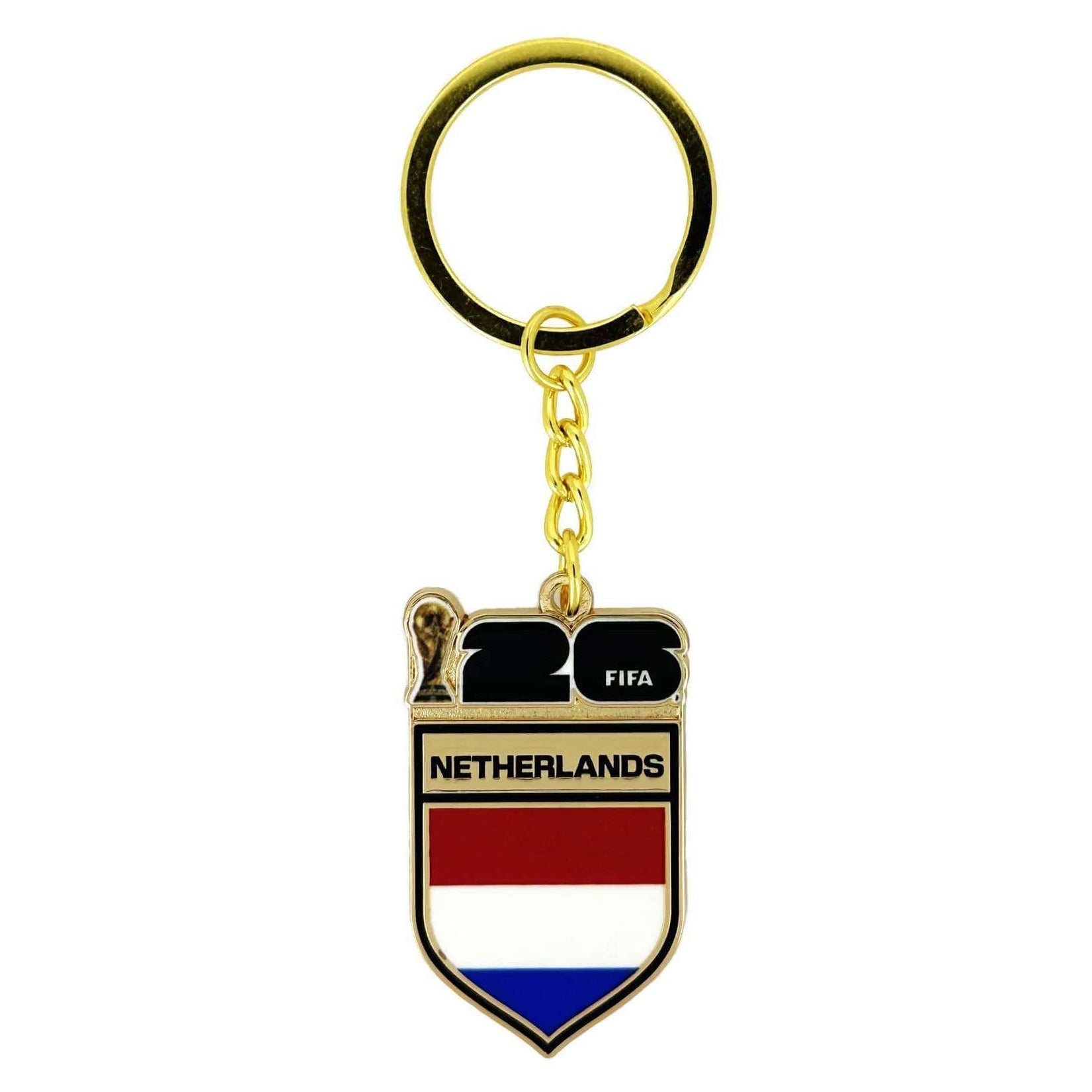 Logo Brands 2026 FIFA World Cup Netherlands Flag Keychain