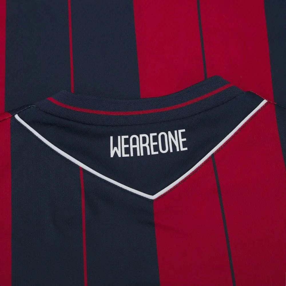 Macron 2025-26 Bologna Men's Authentic Home Soccer Jersey