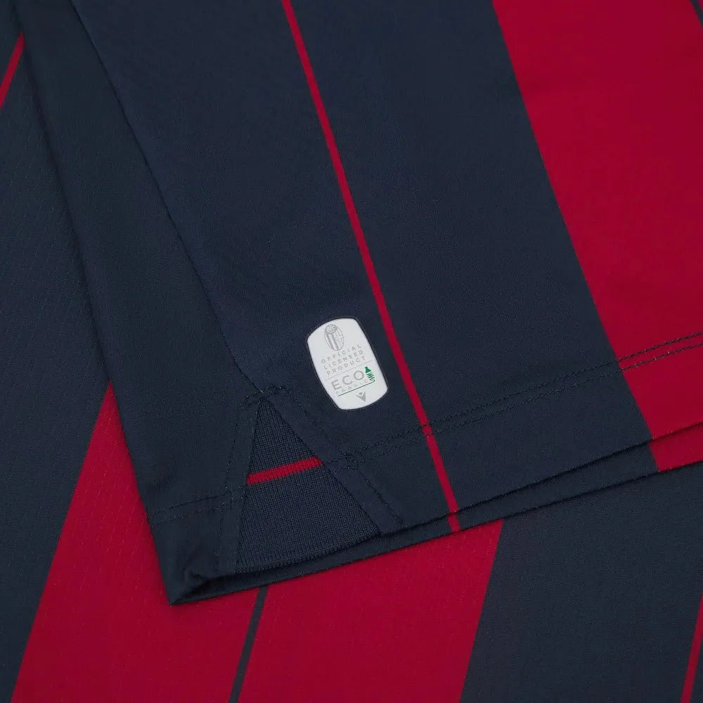 Macron 2025-26 Bologna Men's Authentic Home Soccer Jersey