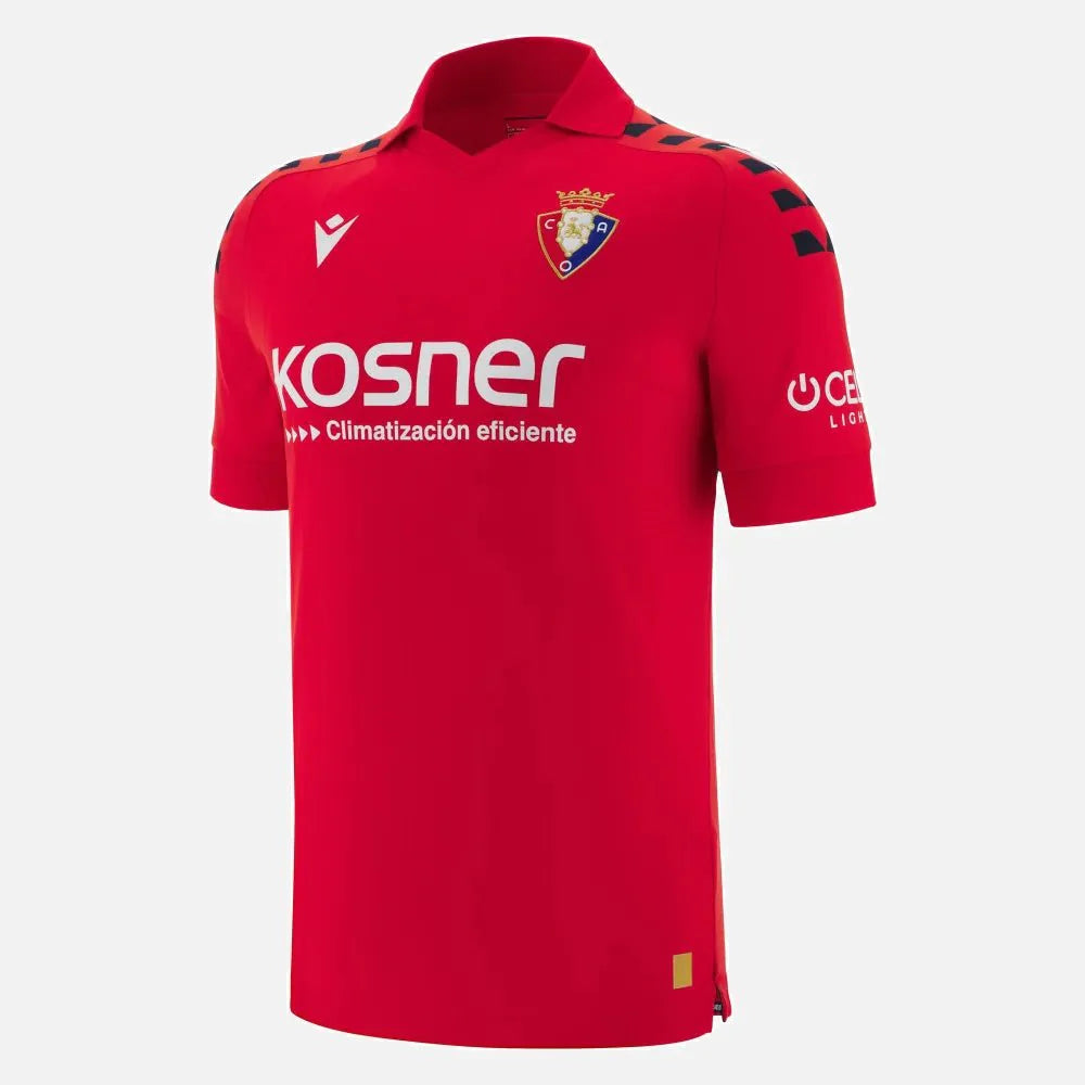 Macron 2025-26 Osasuna Men's Authentic Home Soccer Jersey