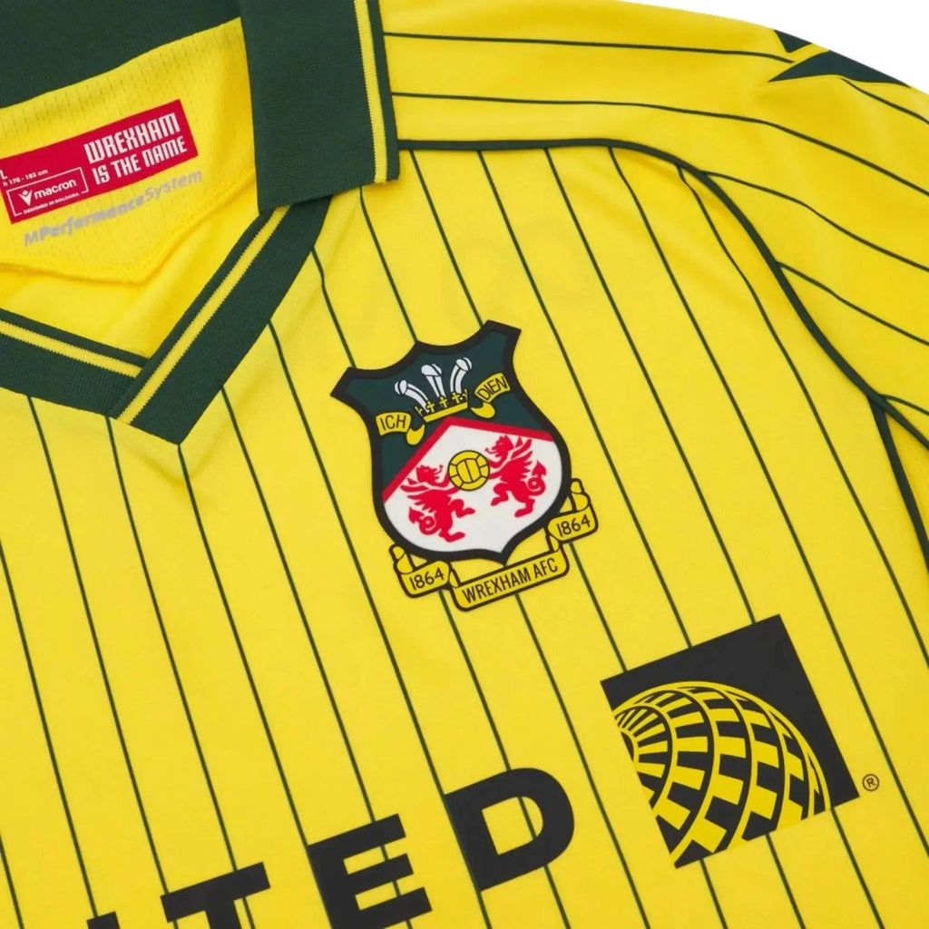 Macron 2025-26 Wrexham Men's Authentic Away Soccer Jersey