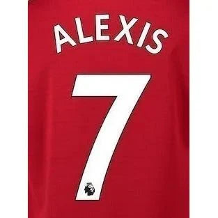 Man United 2018/19 Home Alexis #7 Jersey Name Set