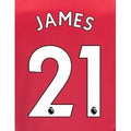 Man United 2019/22 Home James #21 Jersey Name Set