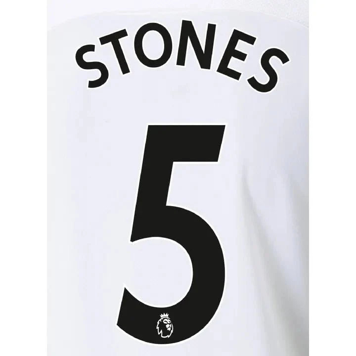 Manchester City 2021/ 22 Away Stones #5 Jersey Name Set-Black