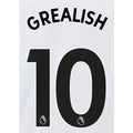 Manchester City 2021/22 Away Grealish #10 Jersey Name Set-Black