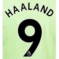 Manchester City 2022-23 Third Haaland #9 Jersey Name Set Black