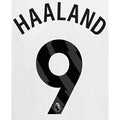 Manchester City 2023-Away Haaland #9 Jersey Name Set-Black