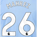 Manchester City 2023- Home Mahrez #26 Jersey Name Set-White