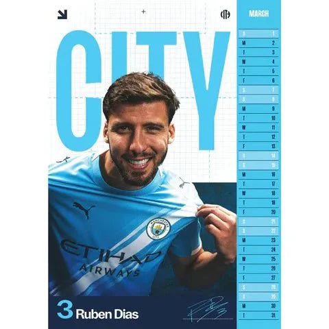 Manchester City 2026 Official Calendar