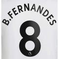 Manchester United 2022/23 Away B. Fernandes #8 Jersey Name Set Black