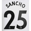 Manchester United 2022/23 Away Sancho #25 Jersey Name Set Black