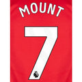 Manchester United 2023-Home Mount #7 Jersey Name Set-White