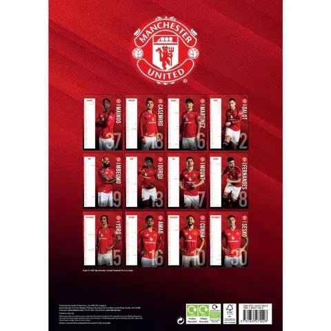 Manchester United 2026 Official Calendar