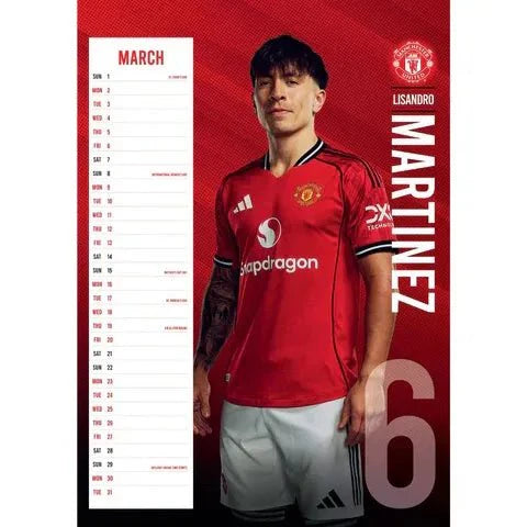 Manchester United 2026 Official Calendar