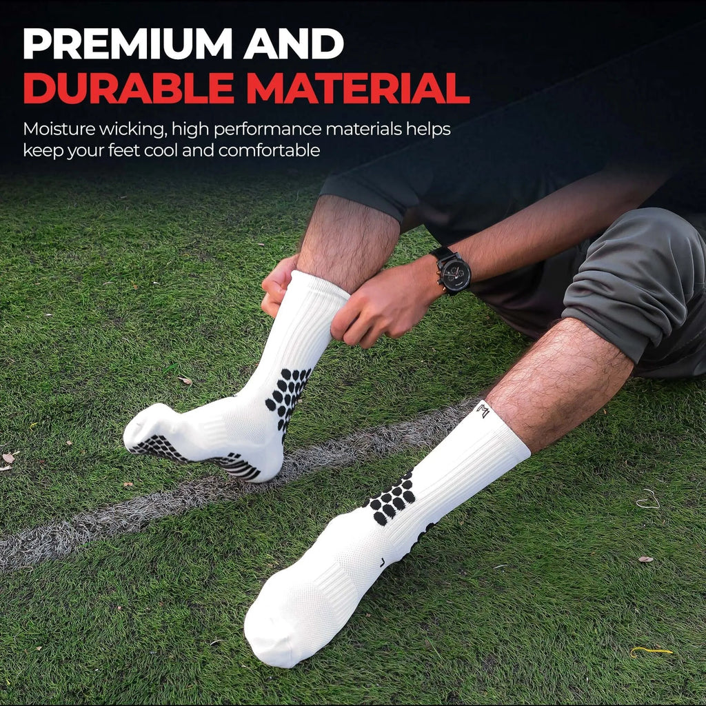 MEDICAPTAIN Grip Socks With Cushioned Ankle Protection