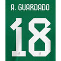 Mexico 2022-23 Home A. Guardado #18 Youth Jersey Name Set