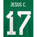 Mexico 2022-23 Home Jesus C #17 Jersey Name Set