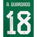 Mexico 2022/23 Home A. Guardado #18 Jersey Name Set