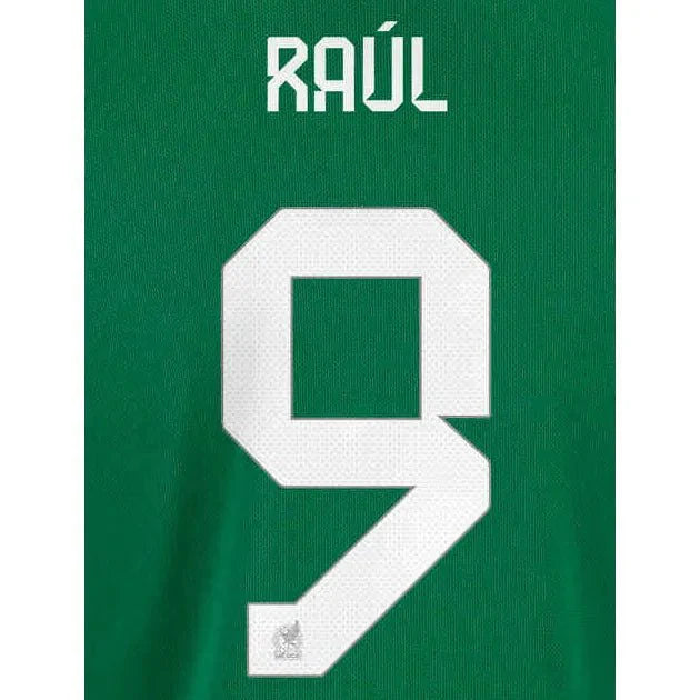 Mexico 2022/23 Home Raul #9 Jersey Name Set