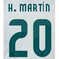 Mexico 2024/25 Away H. Martin #20 Jersey Name Set