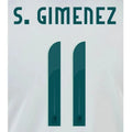 Mexico 2024/25 Away S. Gimenez #11 Youth Jersey Name Set