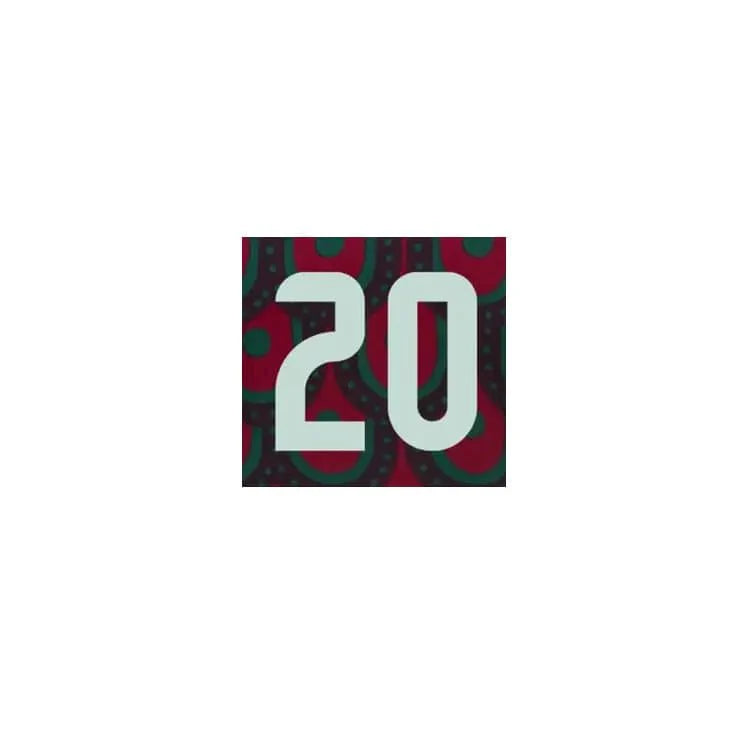 Mexico 2024/25 Home H. Martin #20 Jersey Name Set
