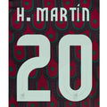 Mexico 2024/25 Home H. Martin #20 Youth Jersey Name Set
