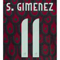 Mexico 2024/25 Home S. Gimenez #11 Youth Jersey Name Set