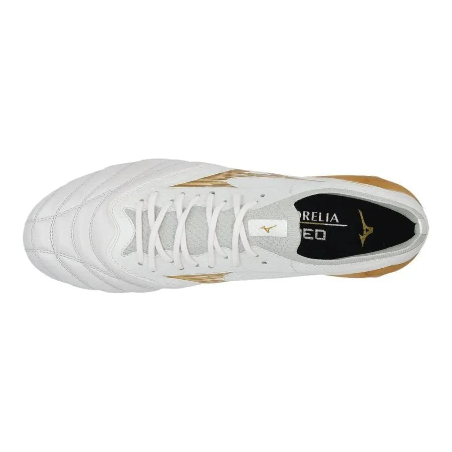 Mizuno Morelia Neo IV Beta Elite Firm Ground Soccer Cleats-Bright Gold Pack (SP26)