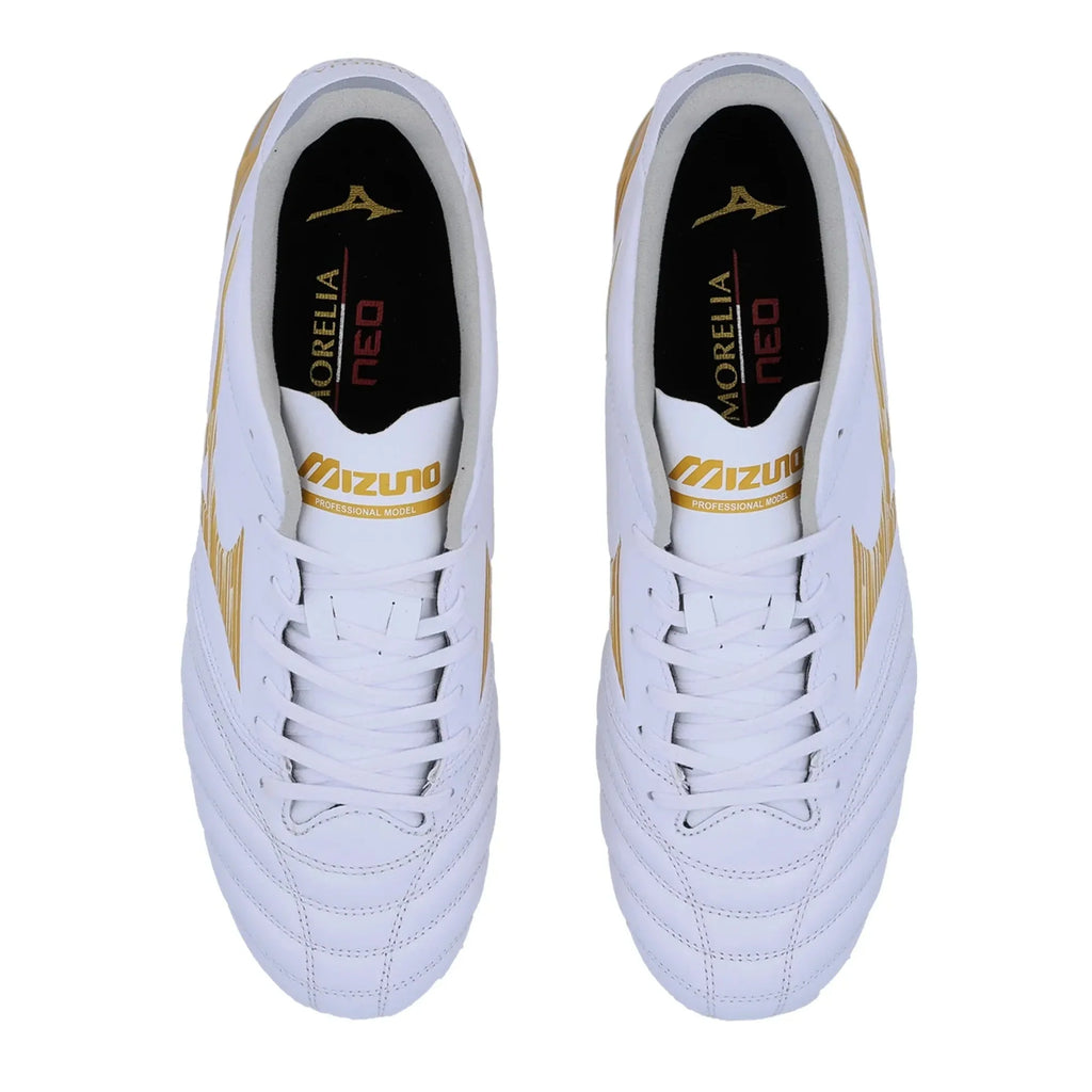Mizuno Morelia Neo IV Pro Artificial Grass Soccer Cleats - Bright Gold Pack (SP26)