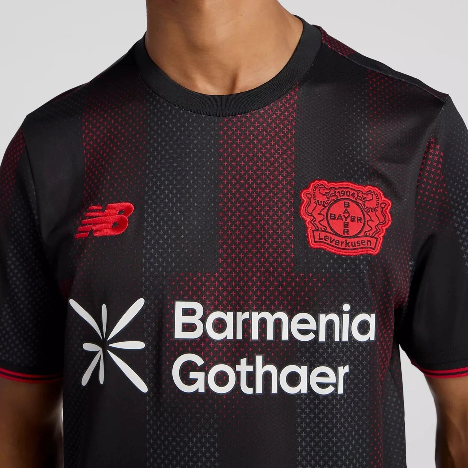 New Balance 2025-26 Bayer Leverkusen Men's Stadium Home Soccer Jersey