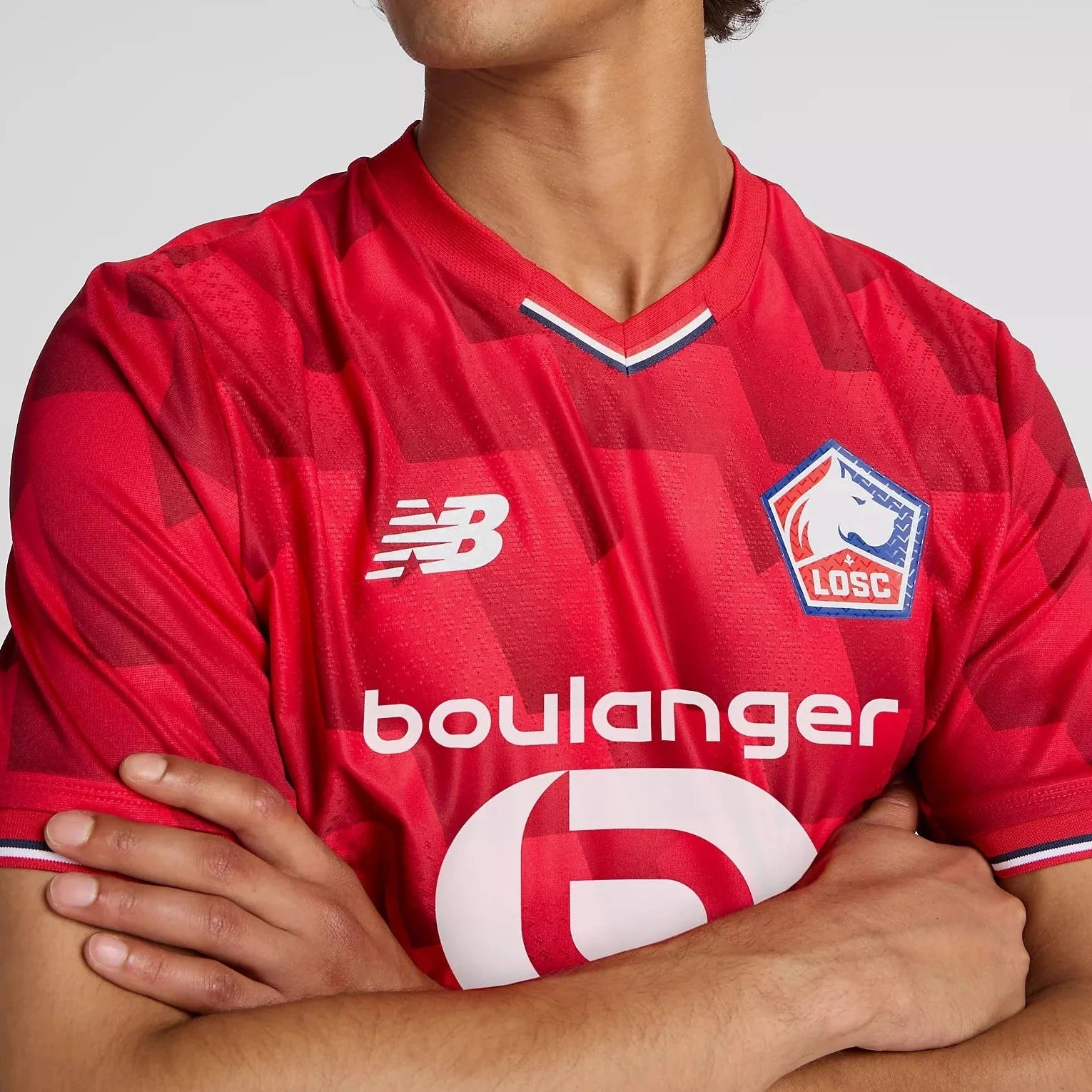 New Balance 2025-26 Lille Men's Authentic Home Soccer Jersey