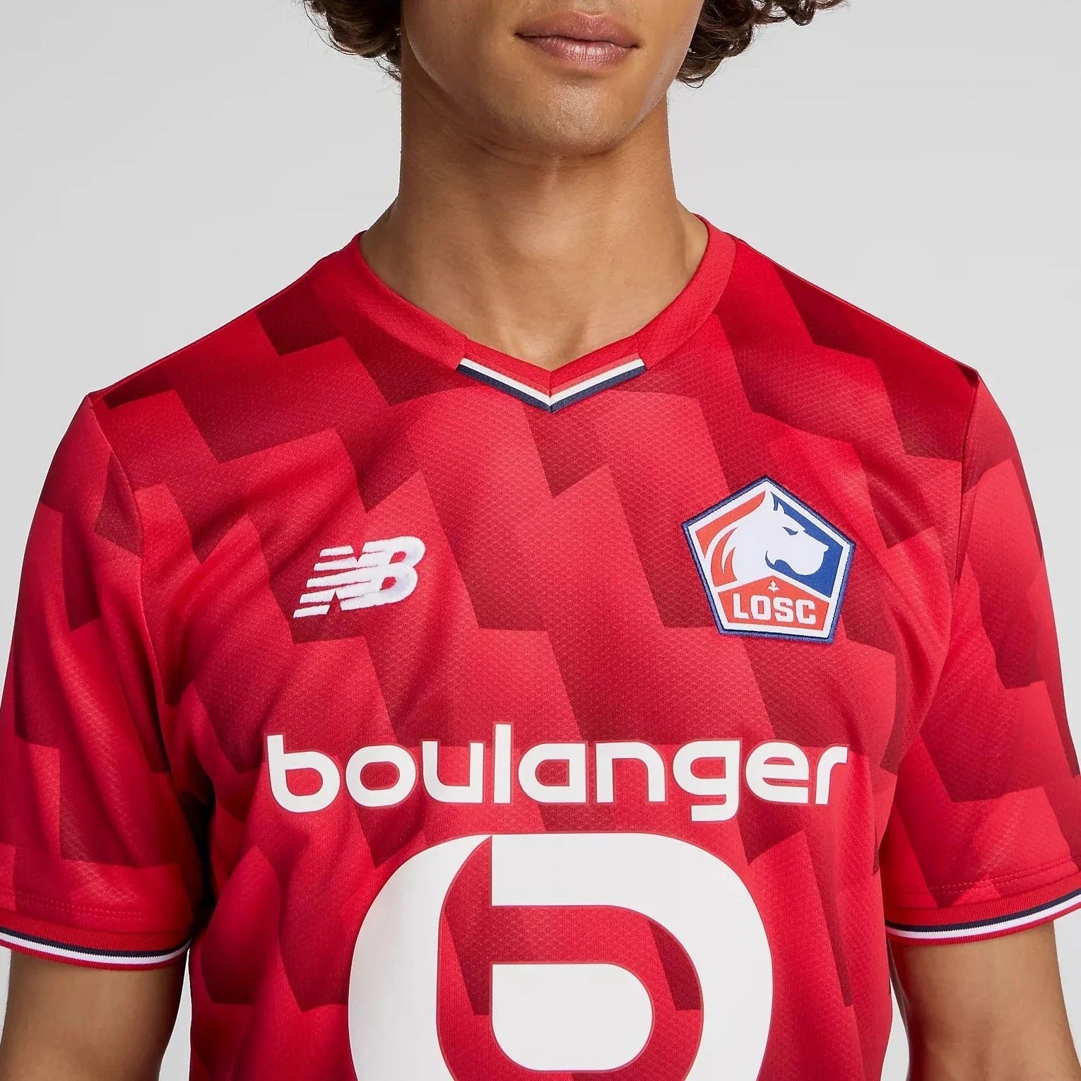 New Balance 2025-26 Lille Men's Stadium Home Soccer Jersey