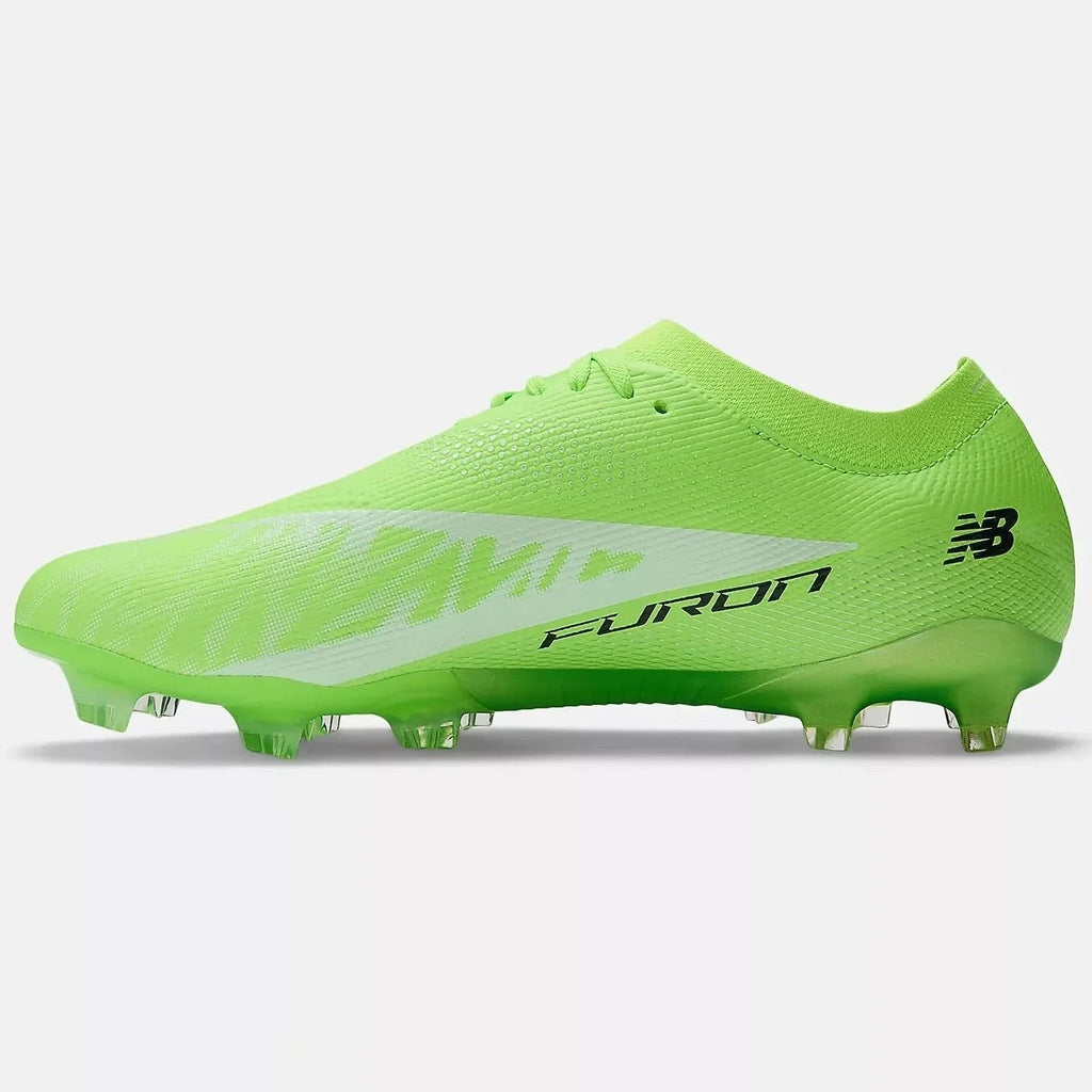 New Balance Furon Elite V8 2E Wide Firm Ground Soccer Cleats - Lime Light Pack (FA25)