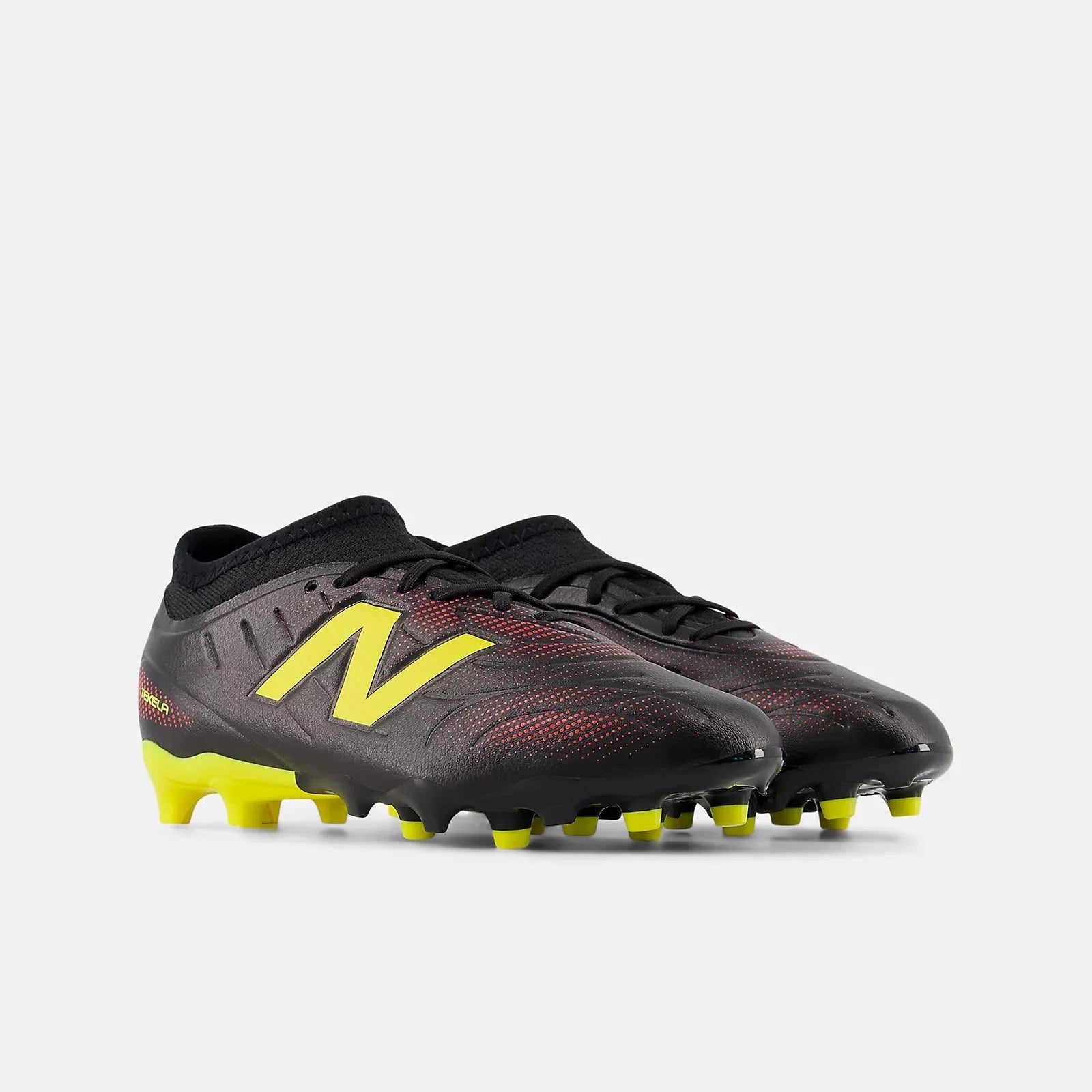 New Balance Junior Tekela Team Low Laced V5 Wide Firm Ground Soccer Cleats - Live Wire Pack (SP26)