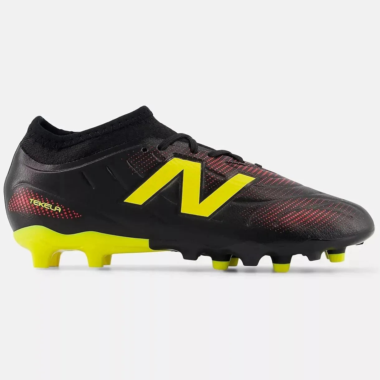 New Balance Junior Tekela Team Low Laced V5 Wide Firm Ground Soccer Cleats - Live Wire Pack (SP26)