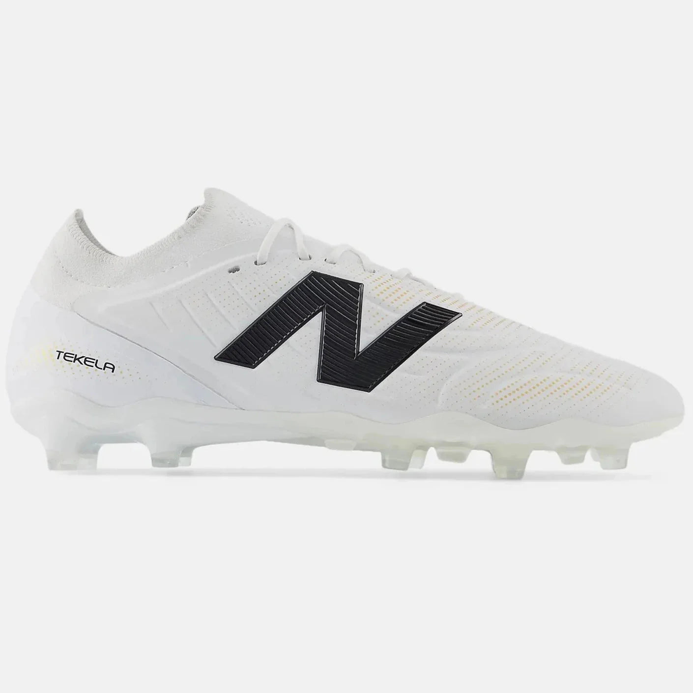 New Balance Tekela Elite Low Laced V5 2E Wide Firm Ground Soccer Cleats-White Pack (FA25)
