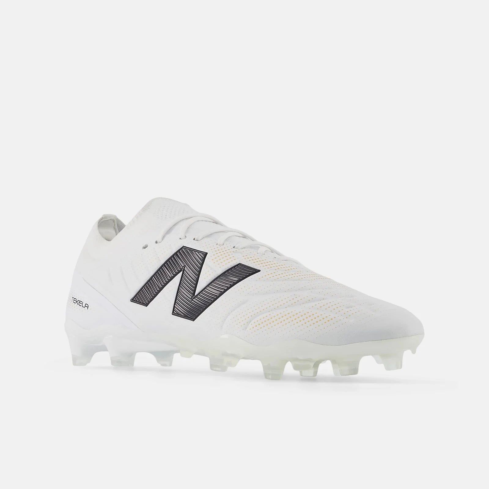 New Balance Tekela Elite Low Laced V5 2E Wide Firm Ground Soccer Cleats-White Pack (FA25)
